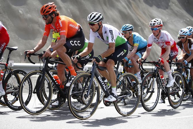 Jacques Janse van Rensburg (Dimension Data) at the 2019 Tour of Oman