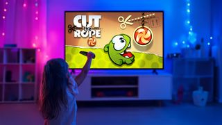 LG TV with Cut The Rope