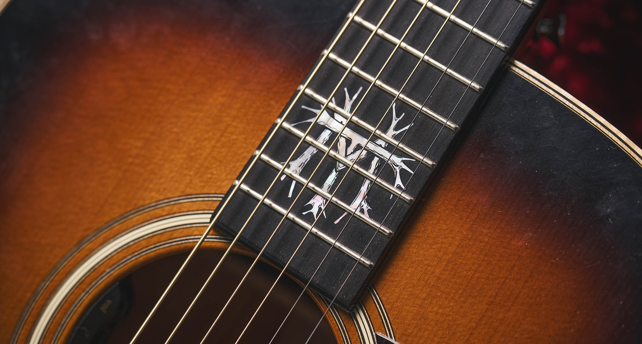 Molly Tuttle's custom Martin acoustic guitar