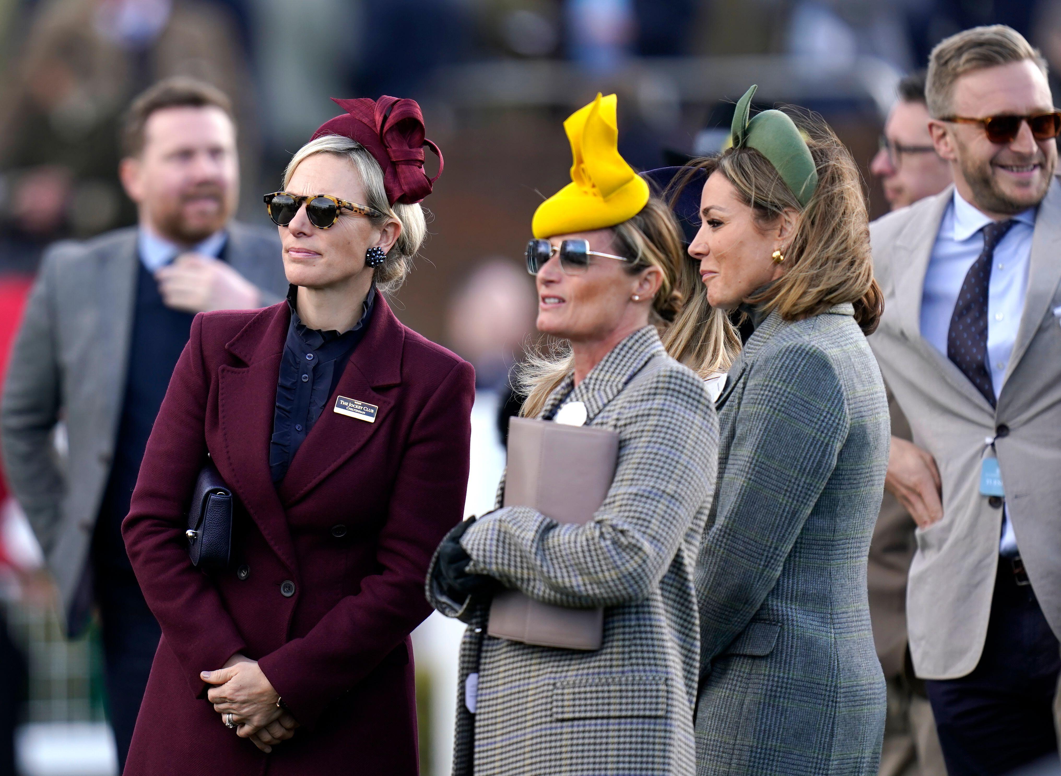 Zara Tindall, Dolly Maude and Natalie Pinkham