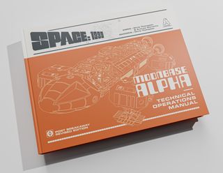 A photo of the Moonbase Alpha Technical Manual.