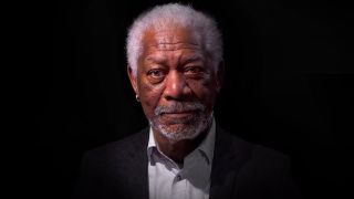 A deepfake image of Morgan Freeman