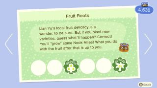 Animal Crossing New Horizons Fruit Roots
