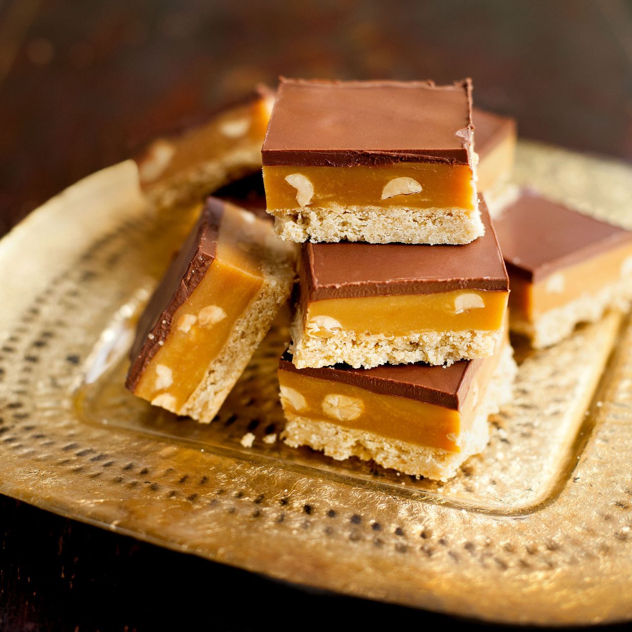 Salted Peanut Millionaire&#039;s Shortbread Recipe-recipe ideas-new recipes-woman and home