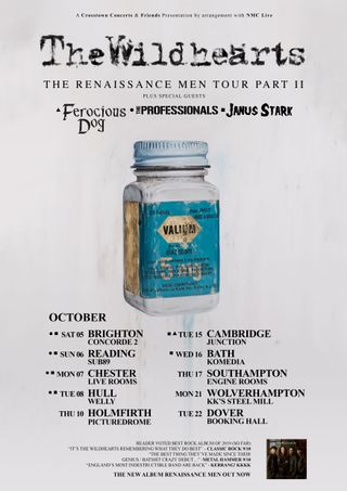 The Wildhearts tour poster