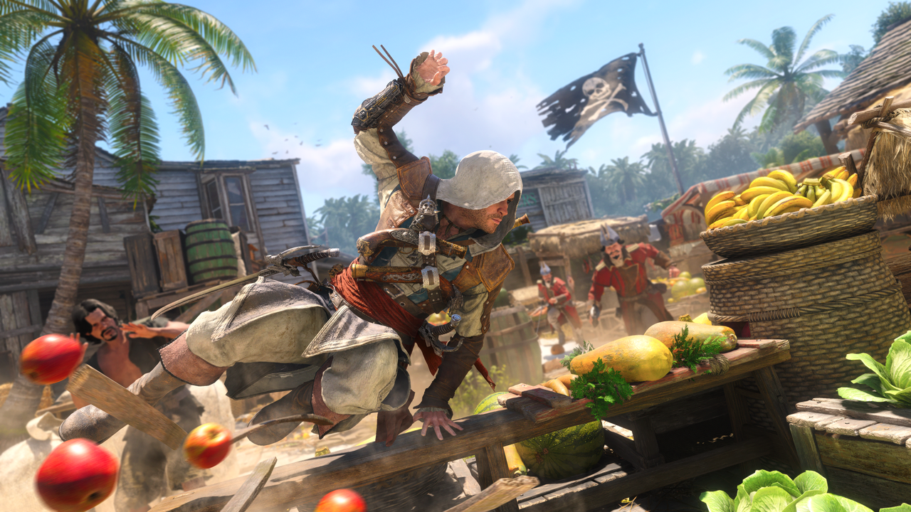 Free running in Assassin's Creed: Black Flag Resynced