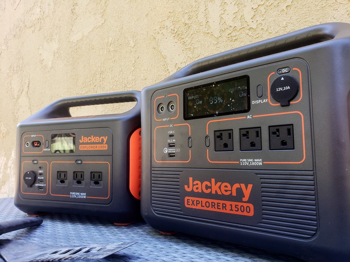 Jackery 1500 Vs 1000 Hero