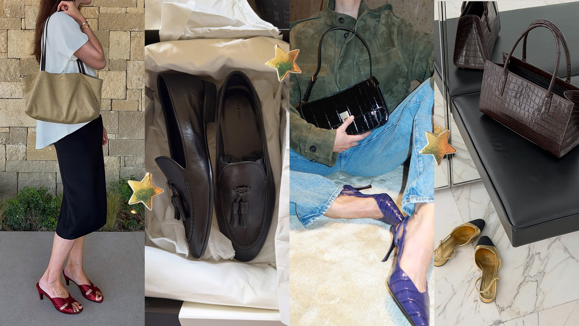 collage of fall 2026 shoe trends