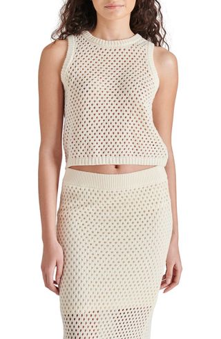 Melina Open Stitch Sleeveless Sweater