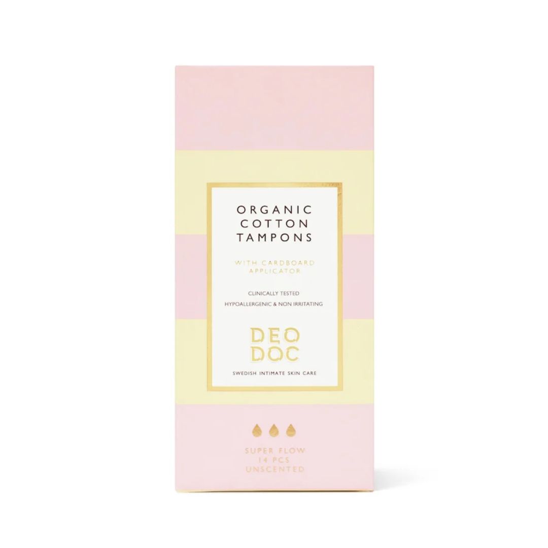 DeoDoc Organic Cotton Tampons Super Flow