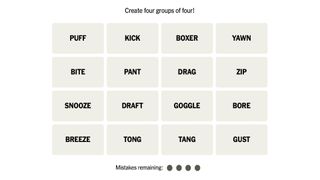 The NYT Connections Puzzle for October 18