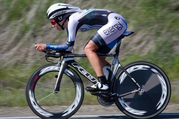 Allison Tetrick (Exergy TWENTY12), winner of last year's Merco Cycling Classic time trial and overall, took fourth place.