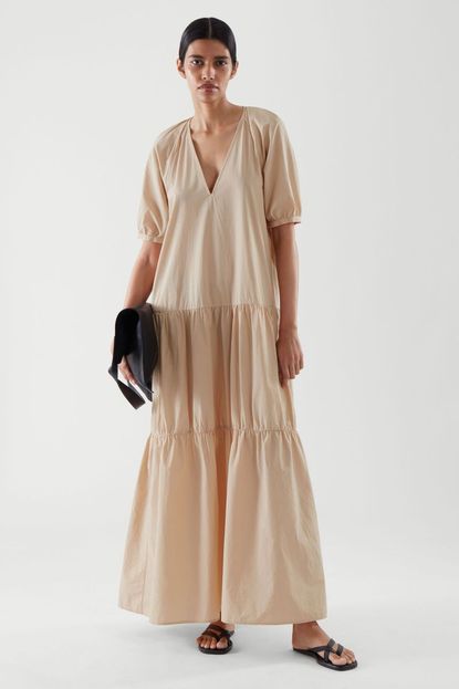Cos Tiered Maxi Dress