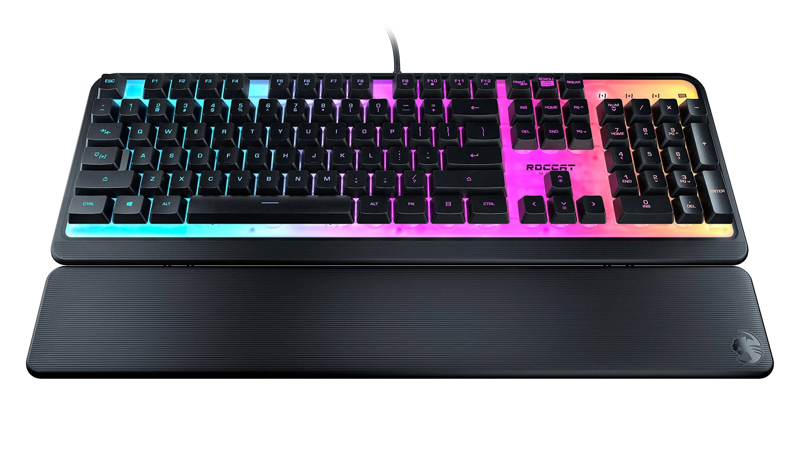 best gaming keyboard Roccat Magma against a white background