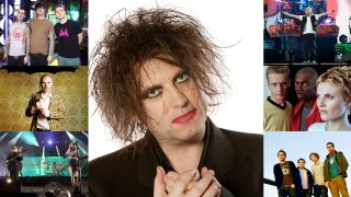 Robert Smith and some of the artists whose songs he's guested on over the years
