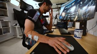 the Neuromuscular aim assist by YouTuber basically homeless