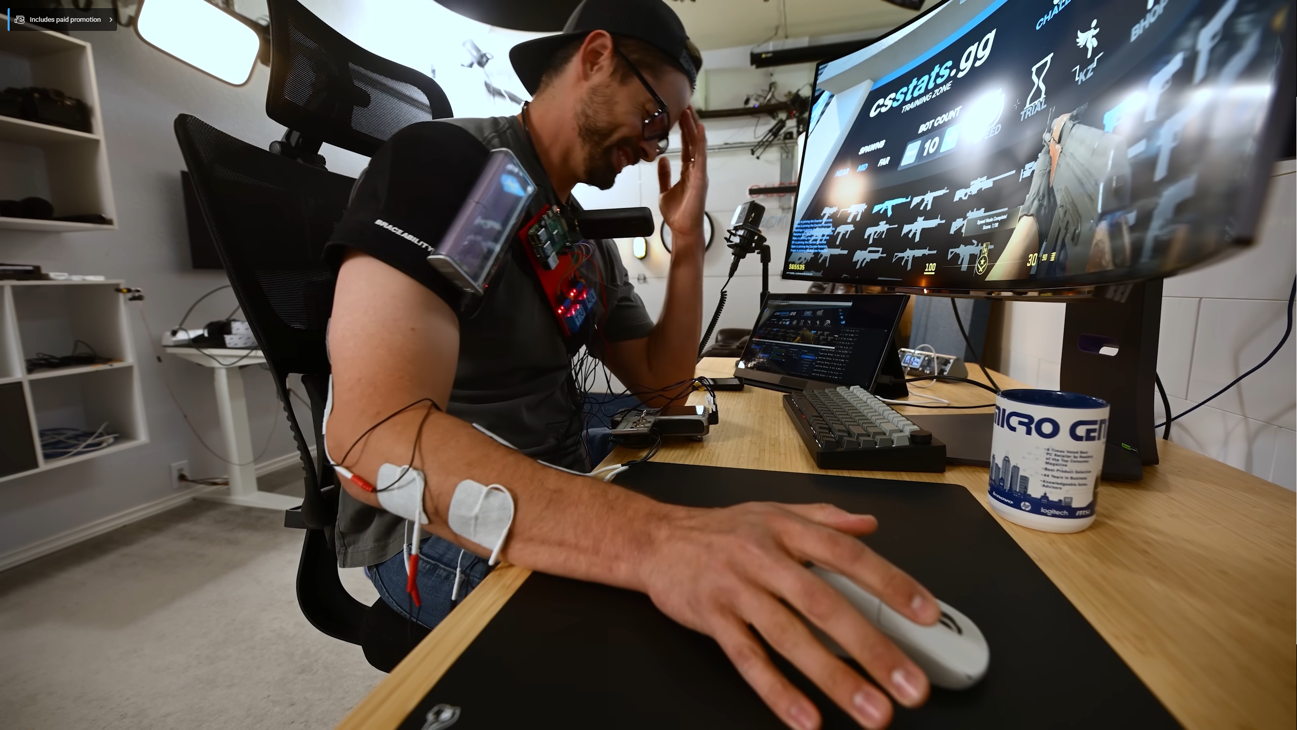 the Neuromuscular aim assist by YouTuber basically homeless