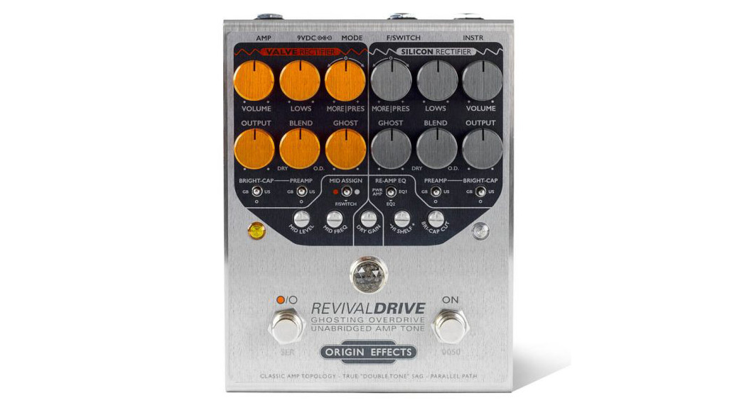 Best overdrive pedals: Origin Effects RevivalDrive