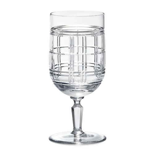 Hudson Plaid Iced Beverage Glass