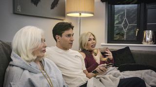 Joey Essex with Linda and sister Frankie.