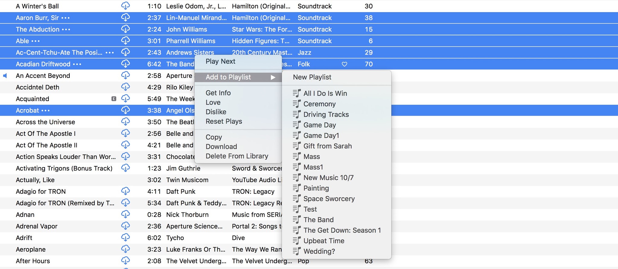 How To Quickly Add Multiple Songs To A Playlist In ITunes IMore