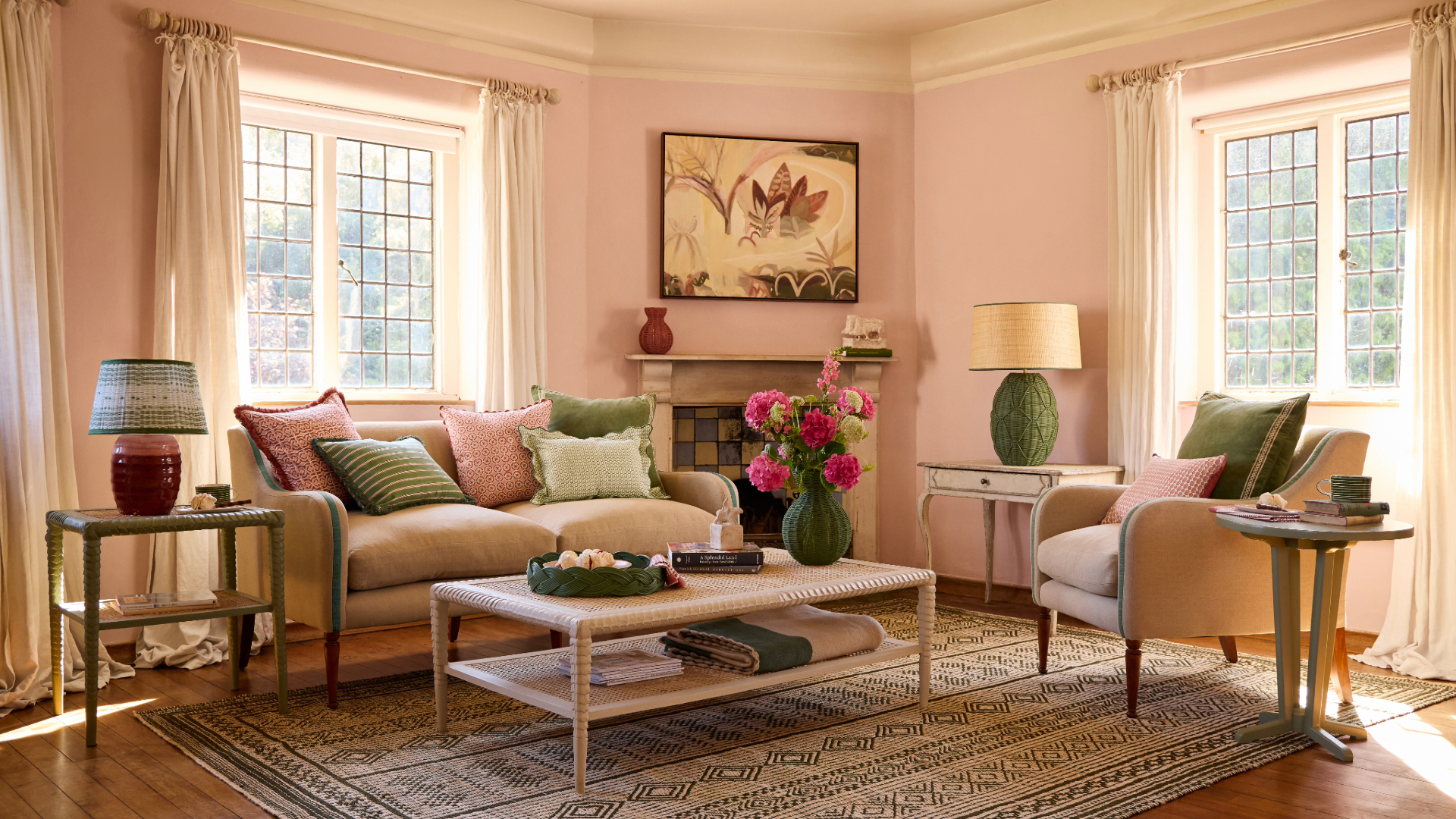 Chintz living space