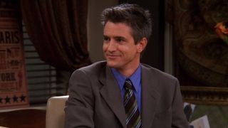 Dermont Mulroney guest stars in Friends as a coworker and love interest for Rachel in Friends