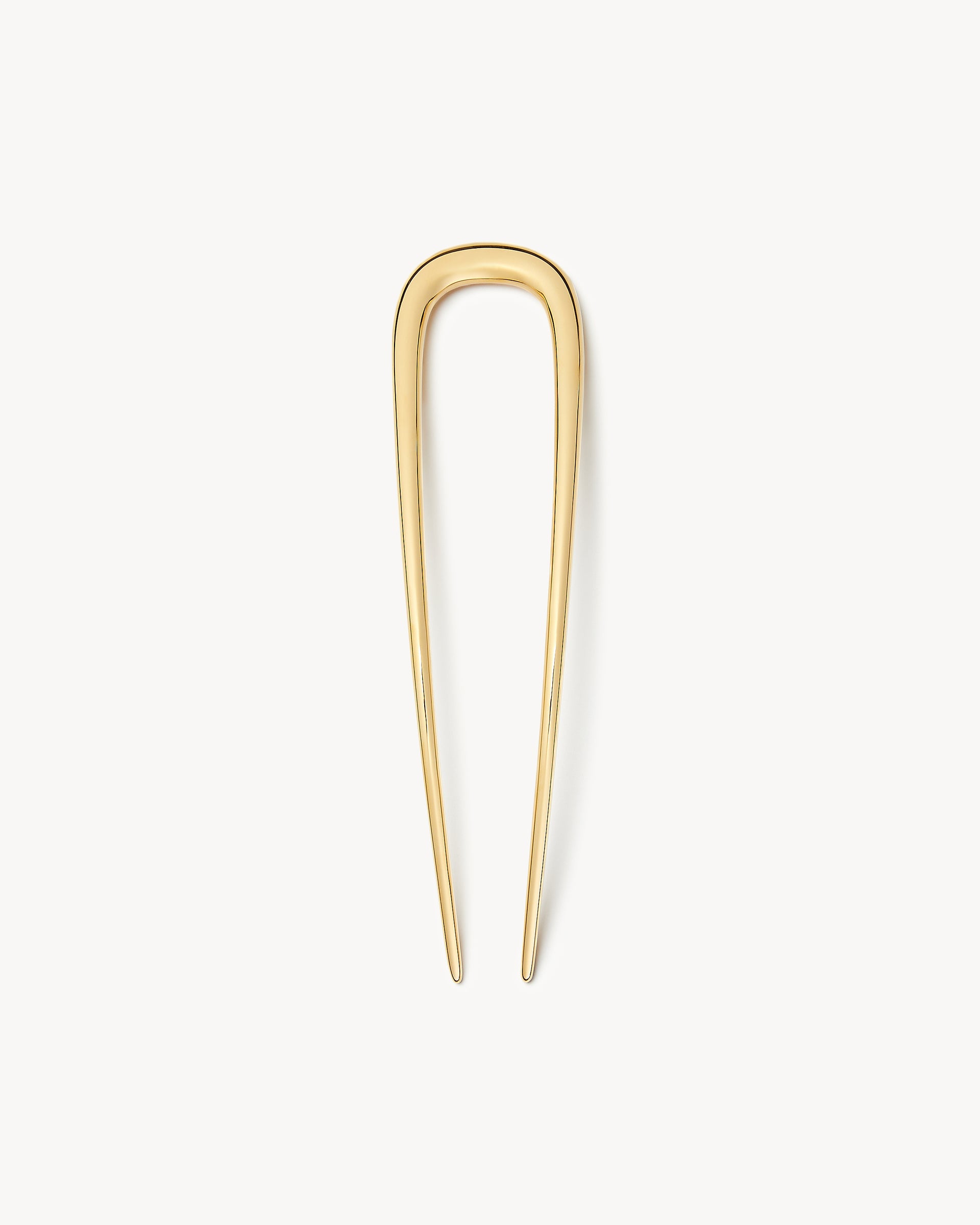 Midi French Hair Pin in Gold