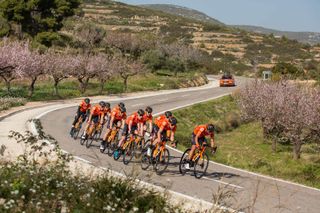 Rally Cycling at the team's training camp in Castellon de la Plana, Spain