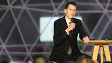 Mistral CEO and co-founder, Arthur Mensch, pictured during an interview at the AI Action Summit in Paris, France.