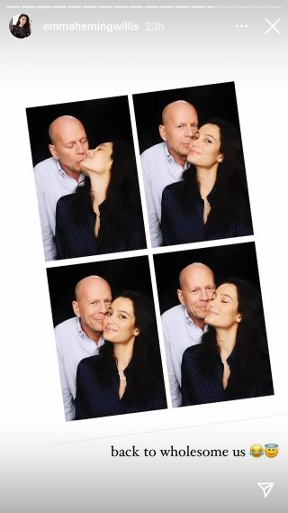 Bruce and Emma Heming Willis, "wholesome."
