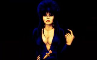 Elvira beckons the player