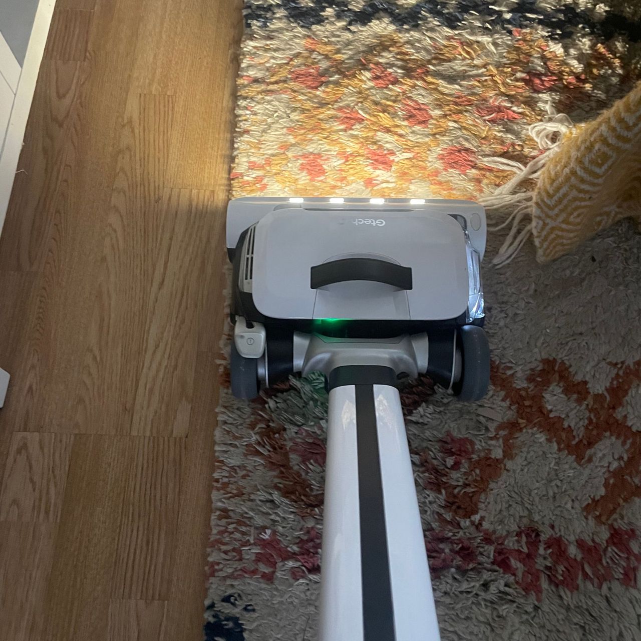Gtech AirRam 3 on cream rug