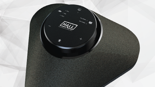 Hall Technologies new videoconference speakerphone.