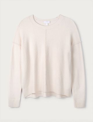The White Company exposed-seam sweater