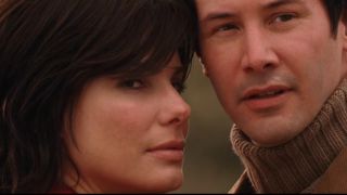 Sandra Bullock and Keanu Reeves in the The Lake House