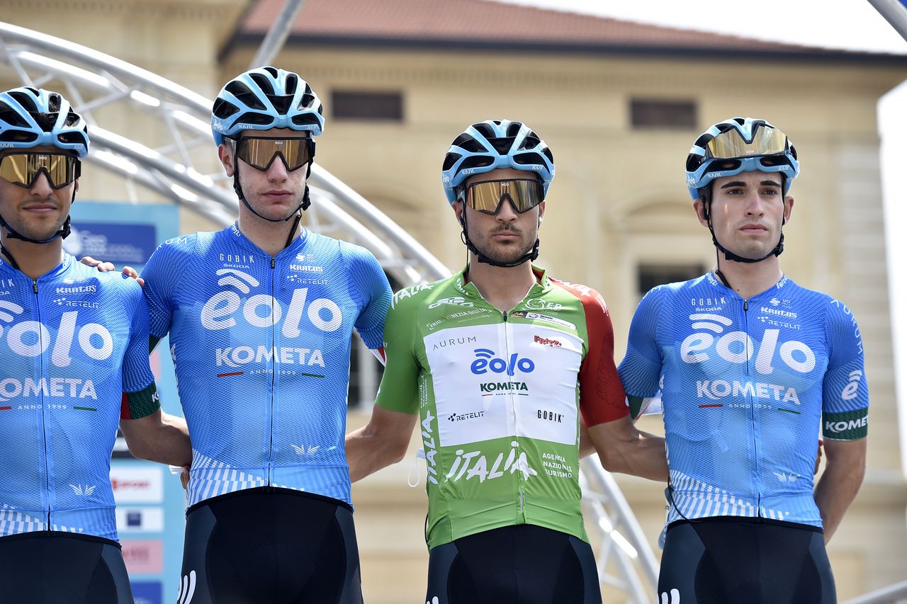 Adriatica Ionica Race 2021 4th Edition 2nd stage Vittorio Veneto Cima Grappa 1442 km 16062021 Diego Pablo Sevilla Lopez ESP Eolo Kometa Cycling Team photo Tommaso PelagalliBettiniPhoto2021