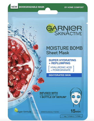 Garnier Moisture Bomb Pomegranate Hydrating Face Sheet Mask