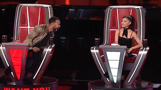 John Legend reacts to Ariana Grande blocking him on The Voice