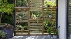 Forest Garden Wood Wall Planting Screen