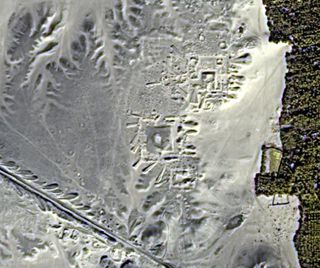 Satellite images have revealed hidden streets and buildings at Egyptian sites such as Tanis.