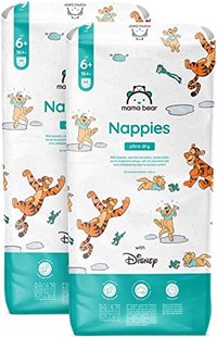 Mama Bear Nappies WAS £21.49 now £11.72
Did you know that Amazon do their own brand of nappies? You do now! Prime Day is the perfect way to save some cash on baby essentials like nappies, wipes and baby toiletries, and there's a whopping 45% off these Disney-themed nappies.