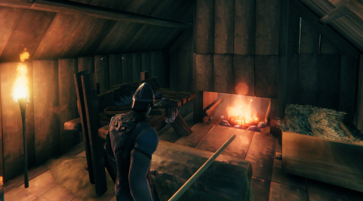 Valheim: How to build a campfire indoors | PC Gamer