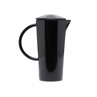 black ceramic jug 