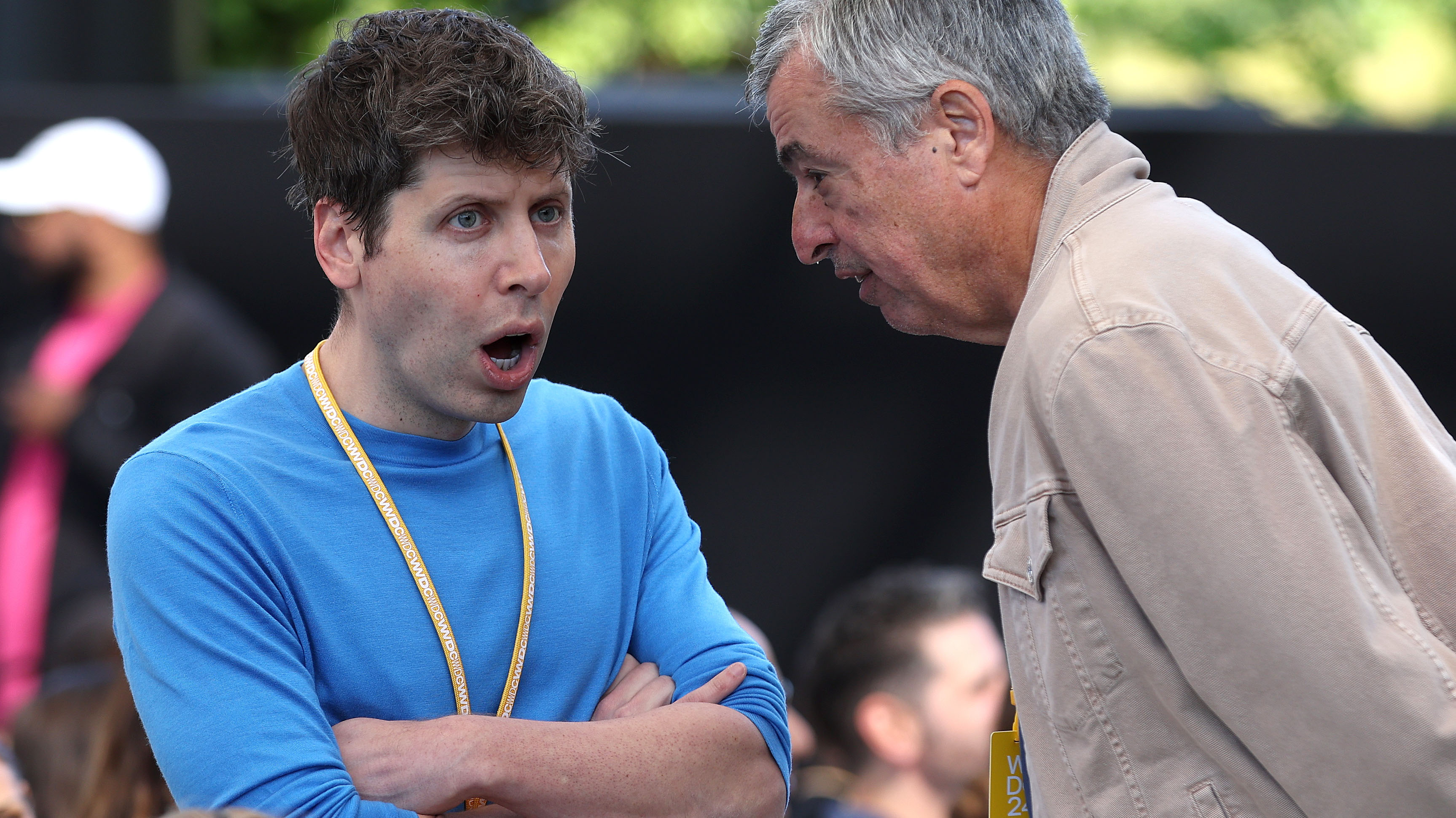 Sam Altman en la conferencia de desarrolladores de Apple