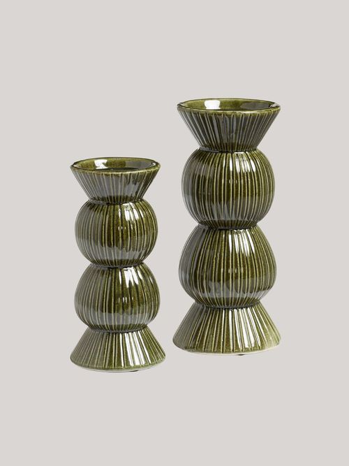 Katskhi Candle Holders Pair