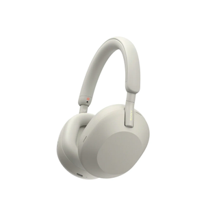 Sony WH-1000XM5 over-ear headphones on white background