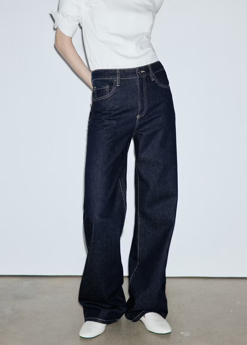 Danila Wide Leg High-Rise Jeans - Women | Mango United Kingdom