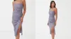 4th and Reckless Strappy Ruched Midi Dress