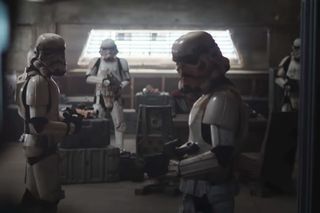 Uh-oh. What are Imperial Stormtroopers doing in the Outer Reaches of the galaxy?